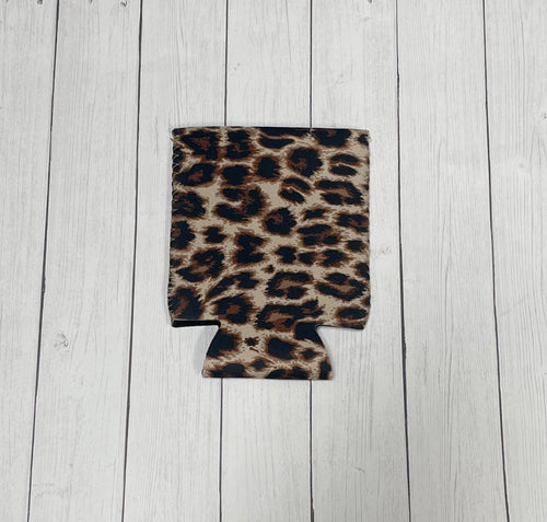 Leopard Neoprene Koozie
