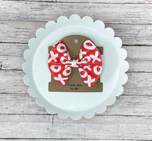 Valentine’s Day Faux Leather Bows