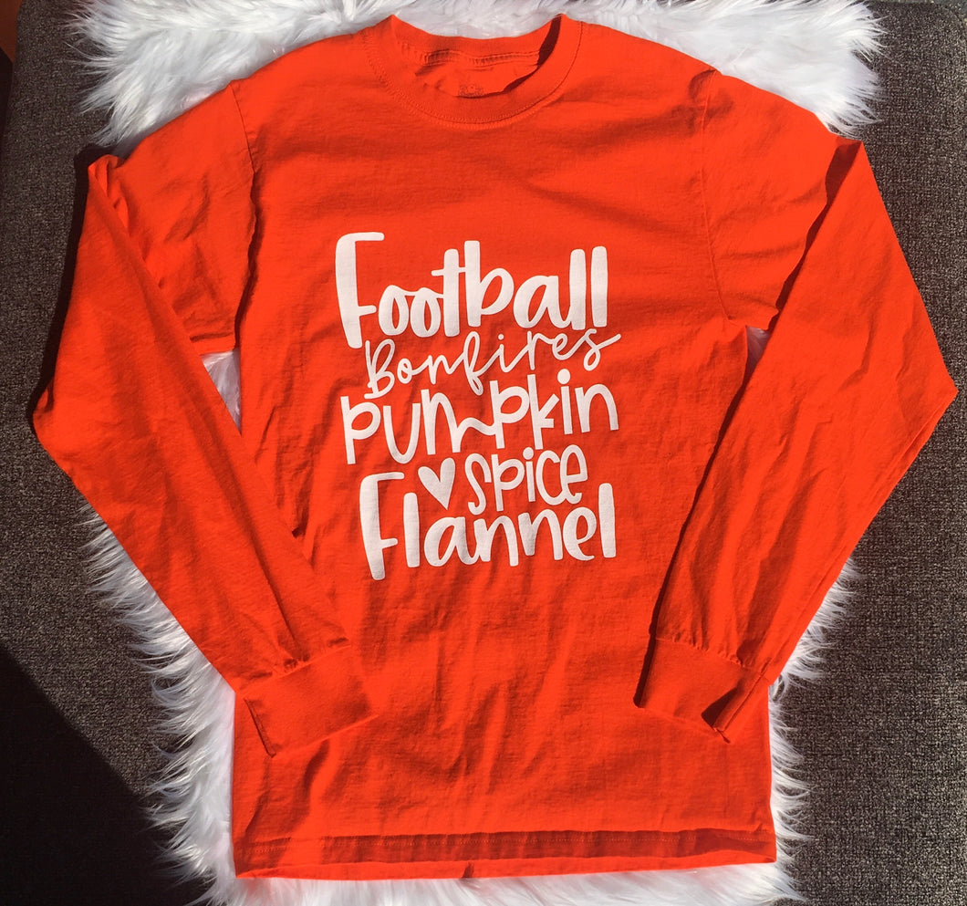 Football & Flannel Tee (Adult)