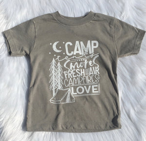 Camping Love Tiny Tee