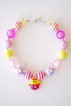 Load image into Gallery viewer, Pink Easter Chick Bubble Necklace