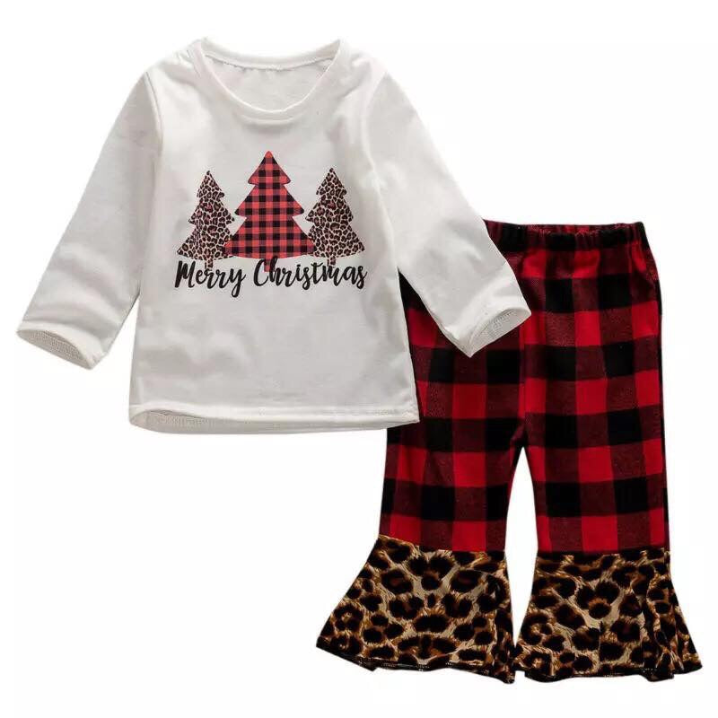 Leopard & Plaid Christmas Outfit