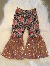 Load image into Gallery viewer, Coral Crop + Leopard &amp; Rose Sequin Belles