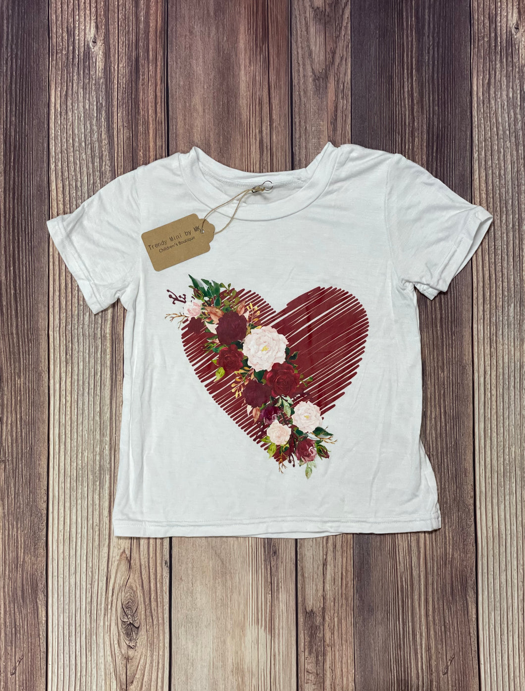 Floral Heart Graphic Tee
