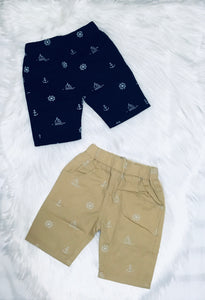 Sailboat Print Shorts