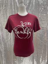 Load image into Gallery viewer, Thankful Pumpkin Adult Tee