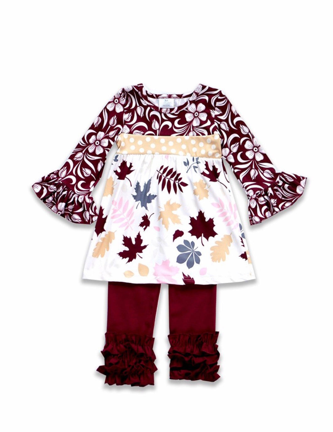 Maroon Maple Leaves Outfit
