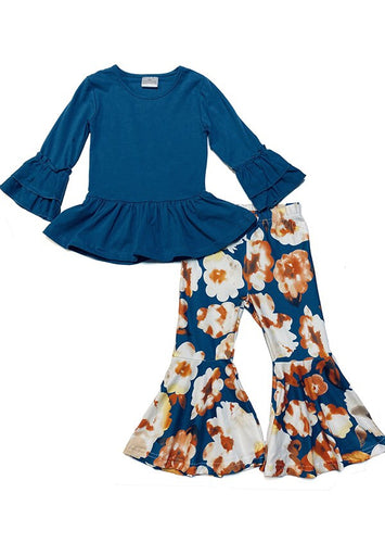 Peacock Peplum & Floral Belles