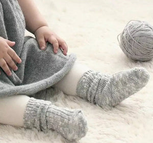 Marbled Knit Socks